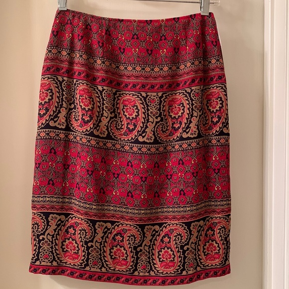 Nygard Collection Paisley Print Skirt, NWT - Picture 1 of 4